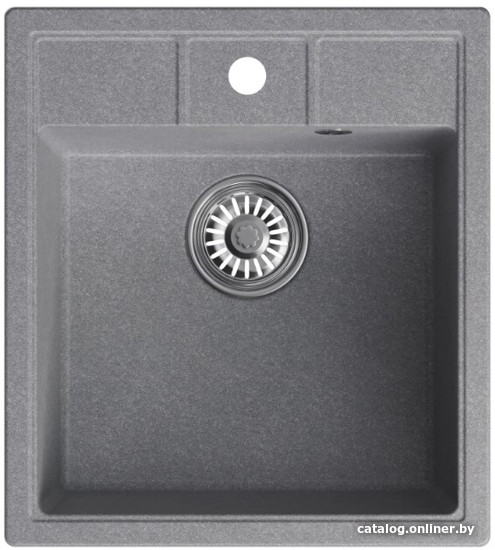 Кухонная мойка Mixline ML-GM28 552183 (графитовый) - фото