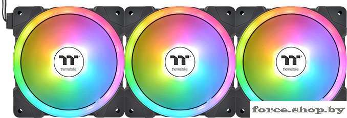 Набор вентиляторов Thermaltake Swafan EX12 ARGB TT Premium Edition 3-Fan Pack CL-F167-PL12SW-A - фото