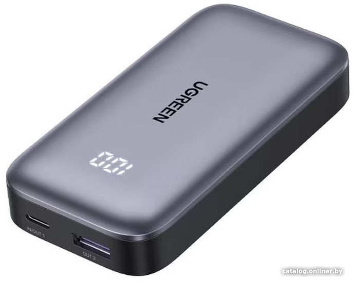 Внешний аккумулятор Ugreen PB502 10000mAh (серый) - фото