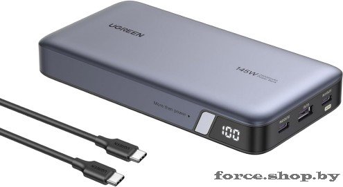 Внешний аккумулятор Ugreen PB205 25000mAh (серый) - фото