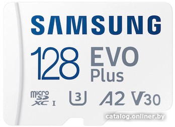 Карта памяти Samsung EVO Plus 2024 microSDXC 128GB (с адаптером) - фото