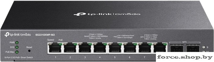 Настраиваемый коммутатор TP-Link SG2210XMP-M2 - фото