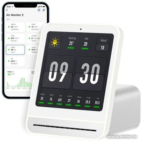 Монитор качества воздуха Qingping Air Monitor 2 (белый) - фото