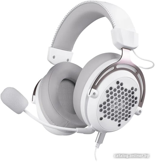 Наушники Redragon Diomedes (белый/розовый) - фото