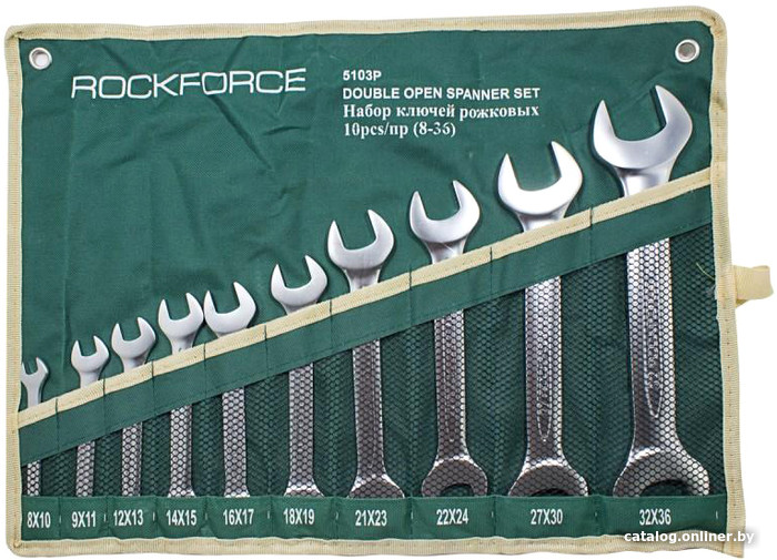Набор ключей RockForce RF-5103P (10 предметов) - фото