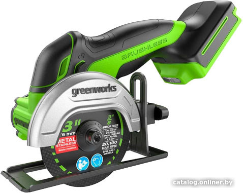 Угловая шлифмашина Greenworks GD24UCS (без АКБ) - фото