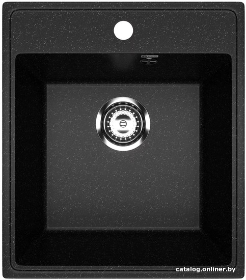 Кухонная мойка Practik PR-M 425-004 (черный оникс) - фото