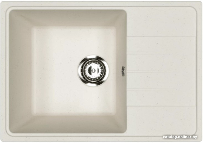 Кухонная мойка Practik PR-M 600-001 (белый камень) - фото