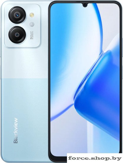 Смартфон Blackview Color 8 8GB/128GB (голубой) - фото