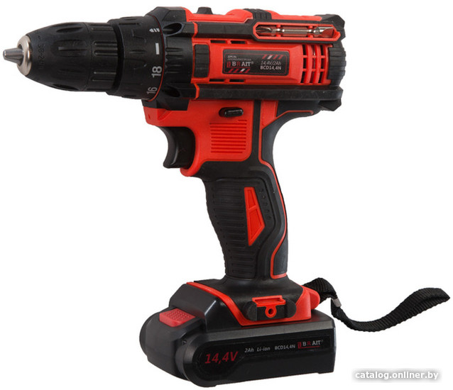 Дрель-шуруповерт Brait BCD14.4N (с 2-мя АКБ, кейс) - фото