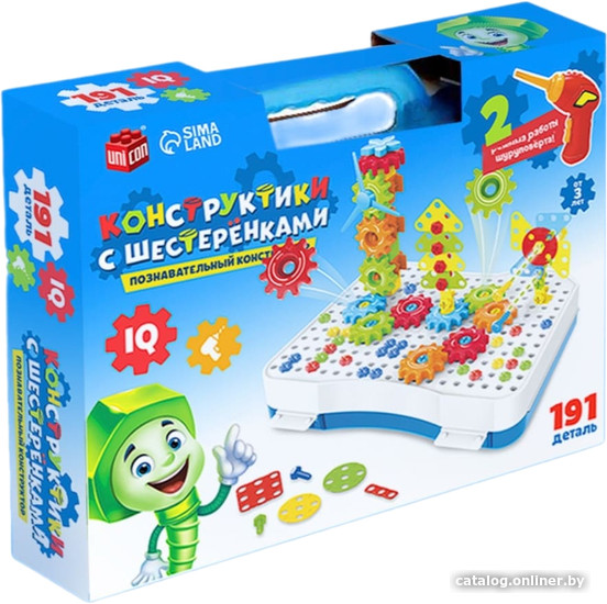 Конструктор Zabiaka Конструктики с шестеренками 5146798 - фото