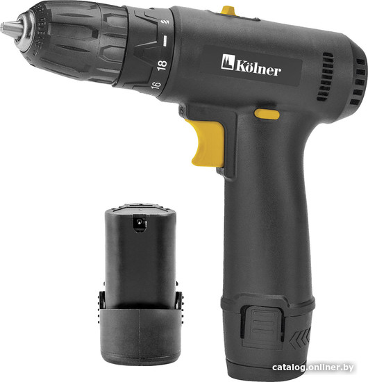 Дрель-шуруповерт Kolner KCD 12/2L (с 2-мя АКБ) - фото