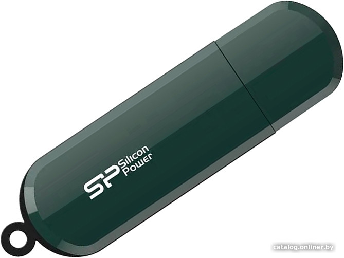 USB Flash Silicon-Power LuxMini 320 64GB (темно-зеленый) - фото