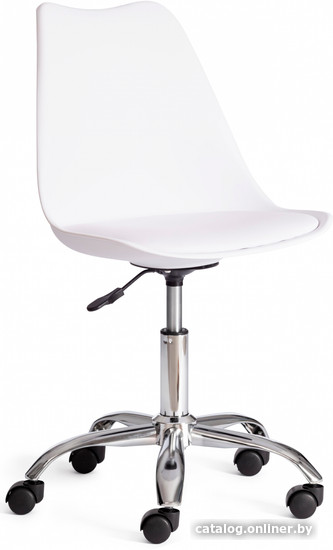Офисное кресло TetChair Tulip mod.106-1 (белый/хром) - фото
