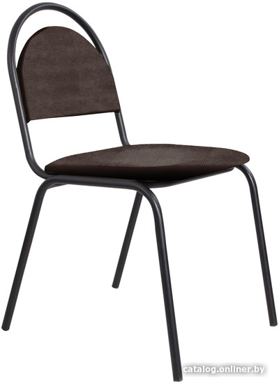 Офисное кресло Белс Ретро V 450430/V3 (кожзам темно-коричневый/черный) - фото