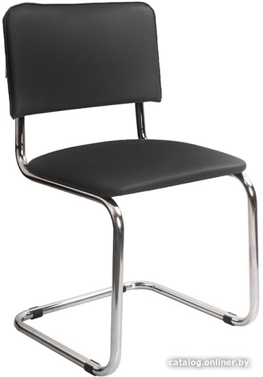 Офисное кресло Белс Сильвия V 450320/V4 (кожзам черный) - фото