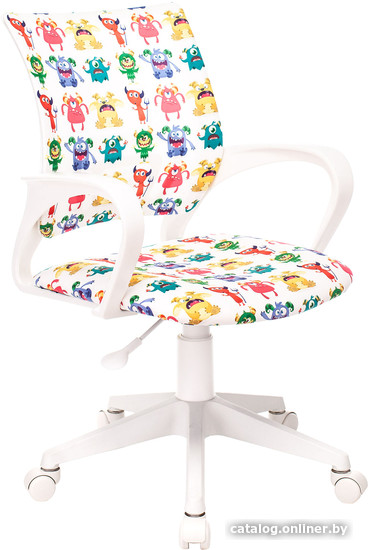 Офисное кресло Бюрократ Burokids 1W 1687096 (белый/пластик белый) - фото