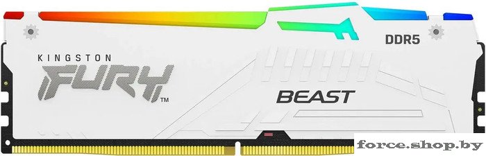 Оперативная память Kingston FURY Beast RGB 16ГБ DDR5 5200 МГц KF552C40BWA-16 - фото