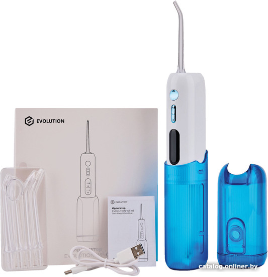 Ирригатор Evolution WF-03 (white blue) - фото