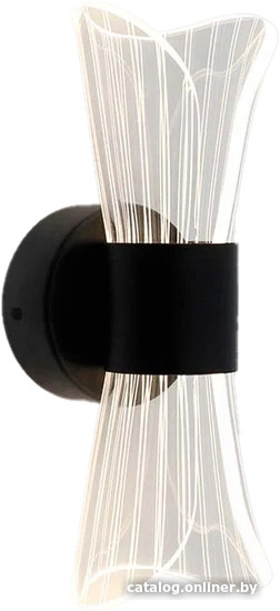 Бра Estares Dio 12W 2Y-ON/OFF-230x80x85-BLACK/CLEAR-220-IP20 - фото