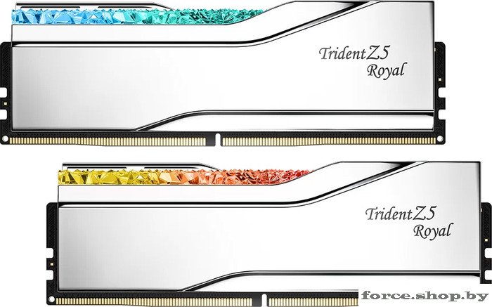 Оперативная память G.Skill Trident Z5 Royal 2x32ГБ DDR5 6400МГц F5-6400J3239G32GX2-TR5S - фото