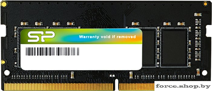 Оперативная память Silicon-Power 16ГБ DDR4 SODIMM 2666 МГц SP016GBSFU266F02 - фото