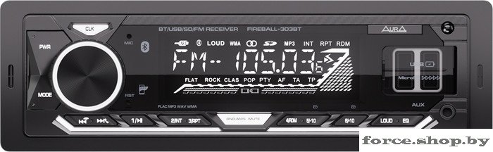 USB-магнитола Aura Fireball-303BT - фото