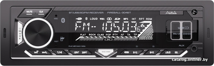 USB-магнитола Aura Fireball-304BT - фото
