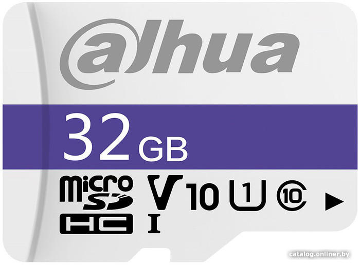 Карта памяти Dahua 32GB MicroSDHC C10/U3/V30 FAT32 DHI-TF-C100/32GB - фото