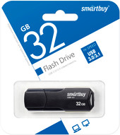 USB Flash SmartBuy Clue 3.0 32GB (черный) - фото