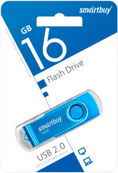USB Flash SmartBuy Twist 16GB (синий) - фото
