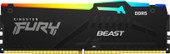 Оперативная память Kingston FURY Beast RGB 8ГБ DDR5 6000 МГц KF560C30BBA-8 - фото