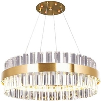Подвесная люстра Estares Sofia 100W R-APP-500x1000-Gold/Clear-220-IP20_Ч - фото