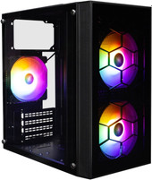 Корпус 1stPlayer FireBase X1-BK-3F1 - фото