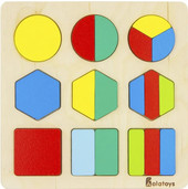 Сортер Alatoys Дроби-фигуры ДР2101 - фото