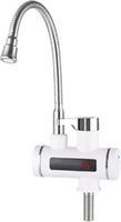Проточный электрический водонагреватель-кран Unipump BEF-001-02 с дисплеем и гибким изливом - фото