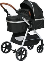 Универсальная коляска Tomix Sunny 619C (3 в 1, jet black) - фото