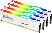 Оперативная память Kingston FURY Beast RGB 4x16ГБ DDR5 5600 МГц KF556C40BWAK4-64 - фото