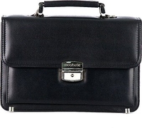 Мужская сумка Poshete 250-9628-BLK (черный) - фото