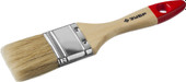 Кисть малярная Зубр Мастер Универсал 4-01003-025 плоская (25мм, светлая натуральная щетина) - фото