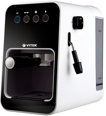 Рожковая помповая кофеварка Vitek VT-1504 BW - фото