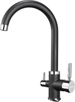 Смеситель Krona Brunnen H270 1 КА-00006917 (черный) - фото