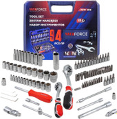 Набор трещотка с головками и битами Yataforce YF-4941-5DS (94 предмета) - фото