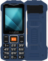 Кнопочный телефон Maxvi T20 (синий) - фото