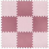 Коврик-пазл Юнландия 664660 (розовый) - фото