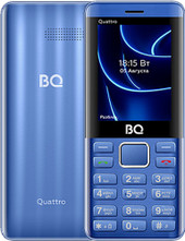 Кнопочный телефон BQ BQ-2453 Quattro (синий) - фото