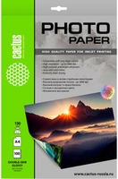 Фотобумага CACTUS Глянцевая двухстороняя A4 130 г/м2 100 листов CS-GA4130100DS - фото