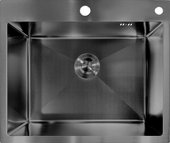 Кухонная мойка Asteria A6050NB-D (черный декор) - фото