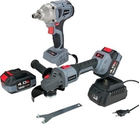 Profipower MKDTW-18V + MKDGA-18V (гайковерт, болгарка, 2 АКБ, кейс) - фото