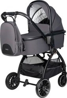 Универсальная коляска Farfello Camille 2024 (3 в 1, графит) - фото